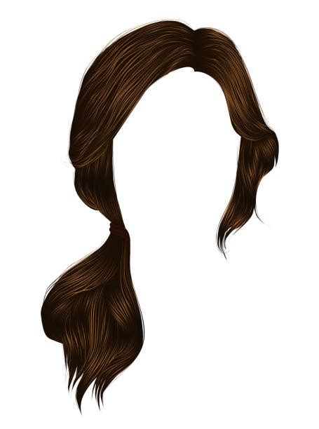 Brown Hair Illustrations, Royalty-Free Vector Graphics & Clip Art - iStock