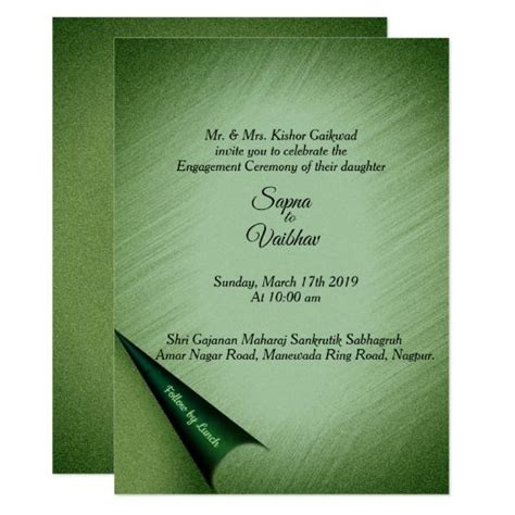 Shimmering Green Wedding Invitation Green Color Schemes, Green Colors, Zazzle Invitations, Party ...