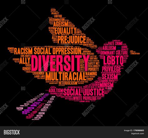 Diversity Word Cloud Vector & Photo (Free Trial) | Bigstock