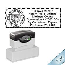 Highest Quality Arizona Notary Stamp | Ships Next Day | Free Shipping