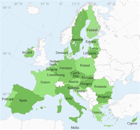 Countries of the European Union (2024) - Learner trip