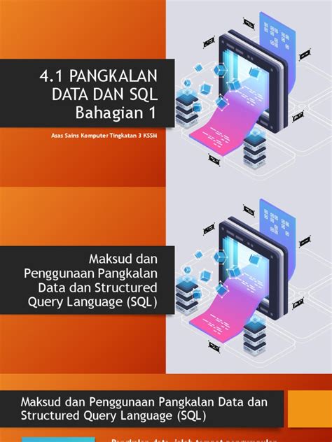 4.1 Pangkalan Data Dan SQL Bahagian 1 | PDF