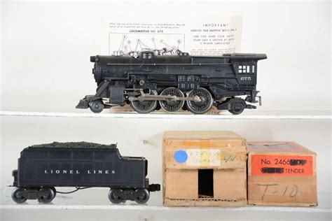 Nice Boxed Early Lionel 675 Steam Loco