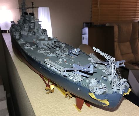 Uss Missouri Model Ship