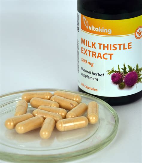 Milk Thistle extract - 500 mg (80 veggie capsules) - Vitaking