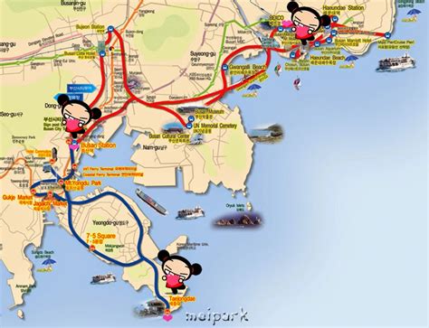 Busan Travel Map