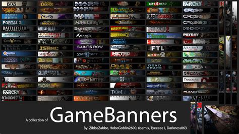 Gamebanner Collection V.2 by ZibbeZabbe on DeviantArt