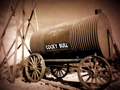 Old West Tanker - Cocky Bull Steakhouse Photograph by Glenn McCarthy Art and Photography - Fine ...