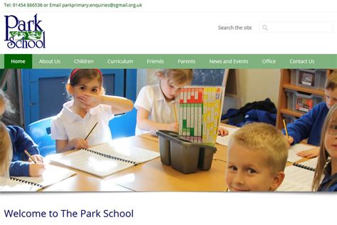 Park Primary School - E-Limelight, Website Design, Bristol