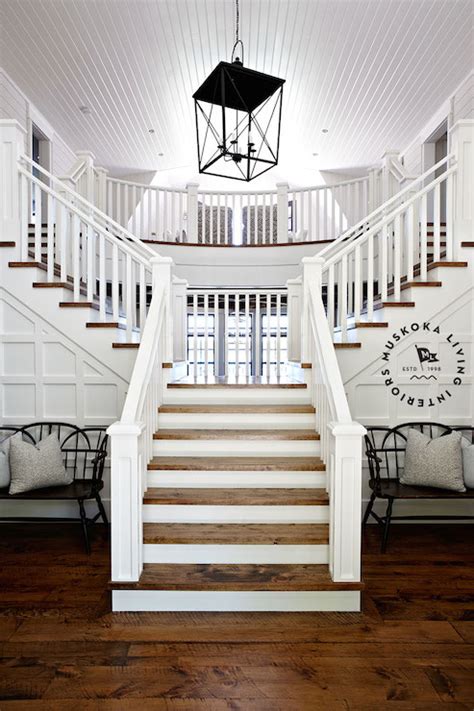 Decorating A Foyer Double Staircase