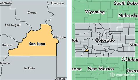 San Juan County, Colorado / Map of San Juan County, CO / Where is San ...