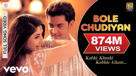 Kabhi Khushi Kabhie Gham Bole Chudiyan Lyrics