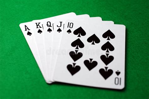 Poker: Royal Flush (Spades) Stock Photo - Image of poker, cards: 780000