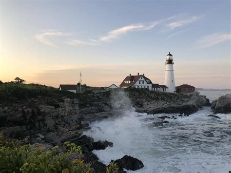 Monday Morning Moment: Portland Head Light Sunset, Cape Elizabeth, ME ...