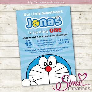 doraemon birthday greeting cards birthday cake - free printable doraemon birthday invitations ...