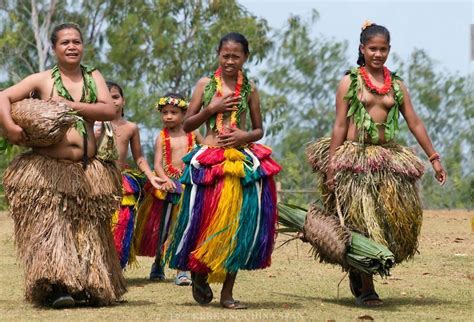 Image : Yapese woman in traditional clothing, Yap Island, Federated States ... | Traditional ...