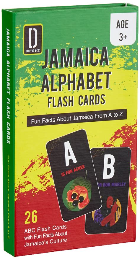 Buy Darlyng & Co.'s Modern Alphabet Affirmation Flash Cards for Kids ABC Flash Cards (Jamaica ...