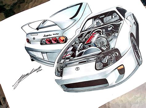 Supra Drawing 40x30 cm : r/JDM