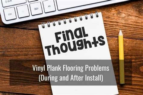 Vinyl Plank Flooring Problems (During and After Install) - Ready To DIY