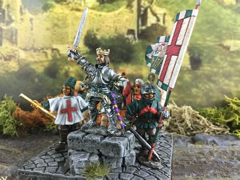 War of the Roses Lancastrian King Henry. Front Rank 28mm Miniatures ...