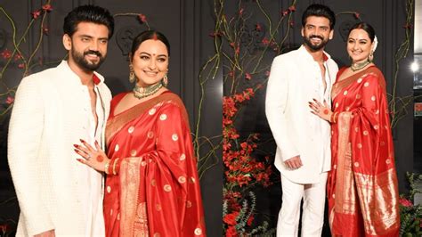 WATCH: Sonakshi Sinha And Zaheer Iqbal First Appearance As Husband And ...