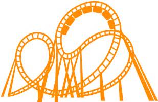 Roller Coaster Silhouette | Free vector silhouettes