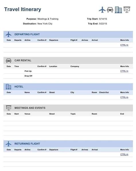 an invoice form for travel and transportation