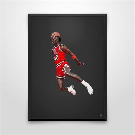 Michael Jordan Dunk Contest Posters & Frames – JS Sports Prints & Frames