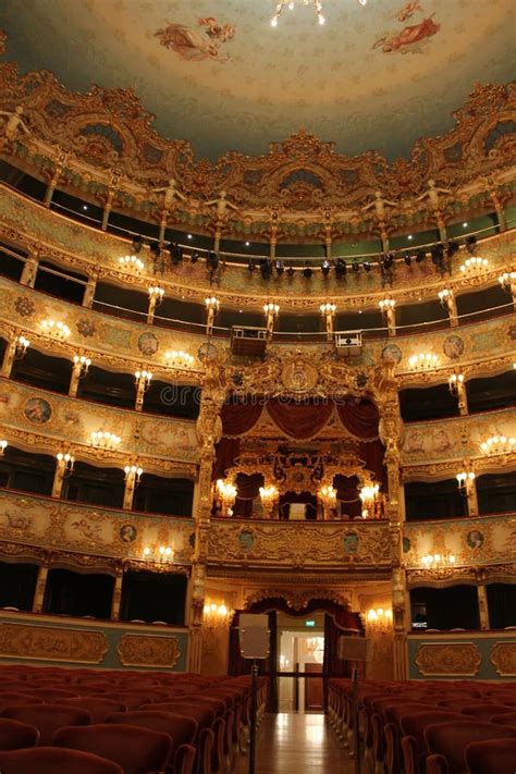 Interior of La Fenice Theatre Editorial Image - Image of renowned, state: 45354200