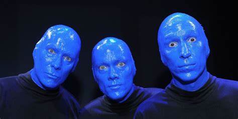 What the Blue Man Group Looks Like Without Face Paint — Blue Man Group With No Makeup