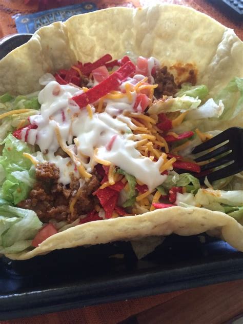 taco bell chicken fiesta taco salad