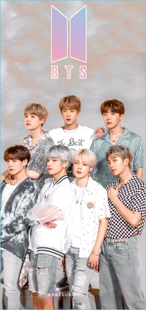 BTS Members With Logo Wallpapers - Wallpaper Cave