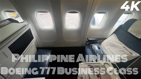 Philippine Airlines BOEING 777 BUSINESS CLASS Review - YouTube