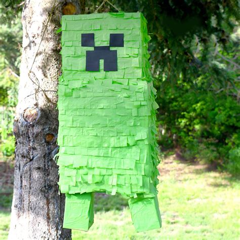 How To Make A Minecraft Creeper Pinata | Create. Play. Travel.