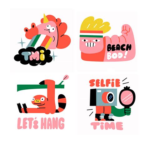 Snapchat Stickers :: Behance