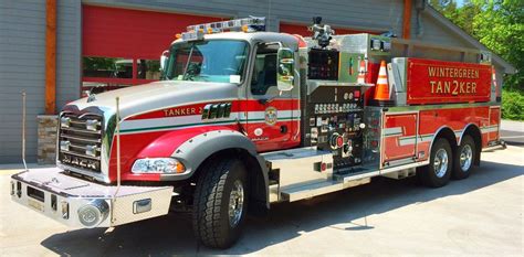 Wintergreen VA. Tanker 2, 2015 Mack Granite/Rosenbaur 1500/2500 | Fire ...