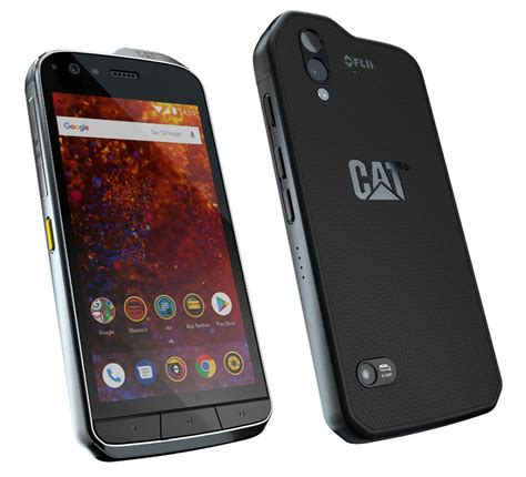 Cat S61 rugged Android smartphone with enhanced thermal camera, indoor air quality sensor ...