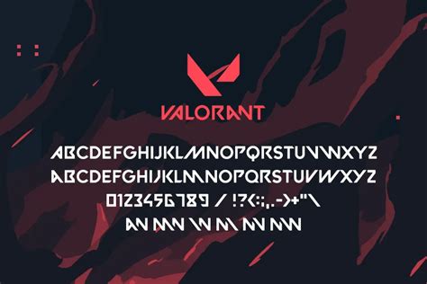 Explore the Valorant Font Used in Game & Logo