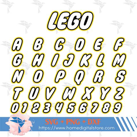 Lego Writing Font