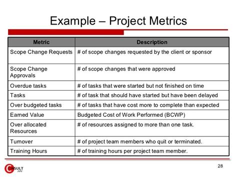 Project Metrics & Measures