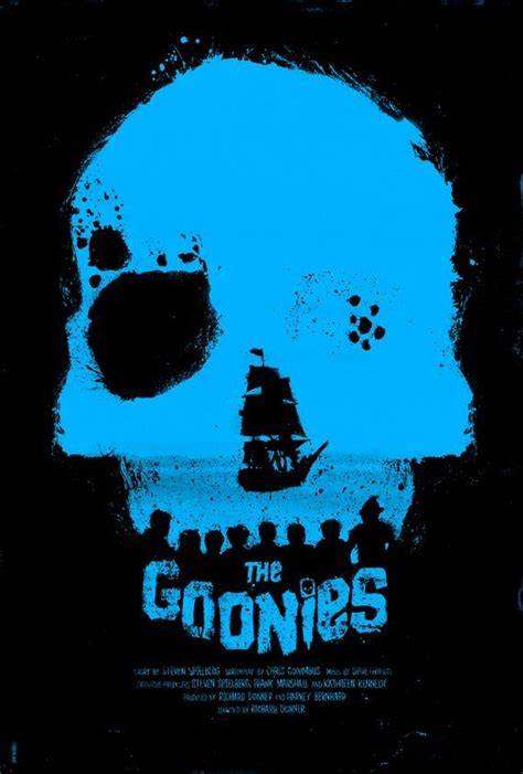 Goonies Movie 80's Retro Skull Art Silk Cloth Poster 13x20" 20x30" 24x36" 27x40" Home Wall Decor ...