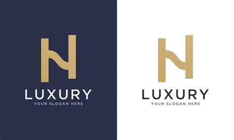 Royal premium letter h logo design vector template in gold color ...