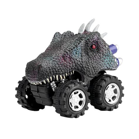 LYUMO Dinosaur Model Pull-Back Car Toy Mini Vehicles Truck Kids Gift, Dinosaur Model Vehicles ...