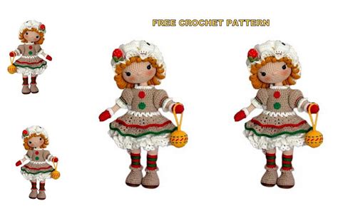 Amigurumi Christmas Doll Free Crochet Pattern - Amigurumi SDBES ...