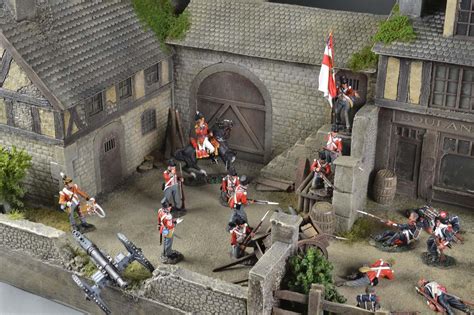 Medieval town - diorama