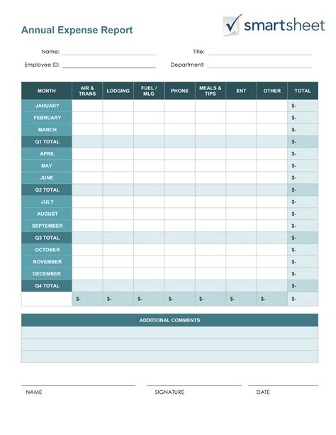 Free personal monthly expense report template excel - walkerisse