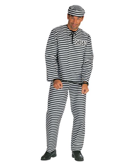 convict Costume - Prisoner costume | Horror-Shop.com