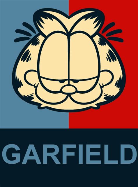 Garfield Hope Poster by derianl on deviantART | Purple aesthetic, Hope poster, Poster vintage retro