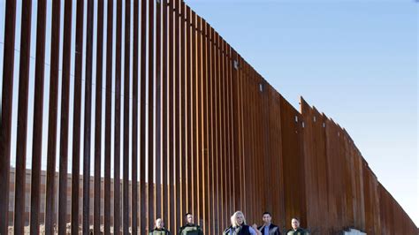 First section of Donald Trump's wall at Mexico border unveiled