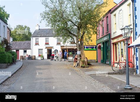 Village Street at Bunratty Folk Park, Bunratty, County Clare, Republic ...